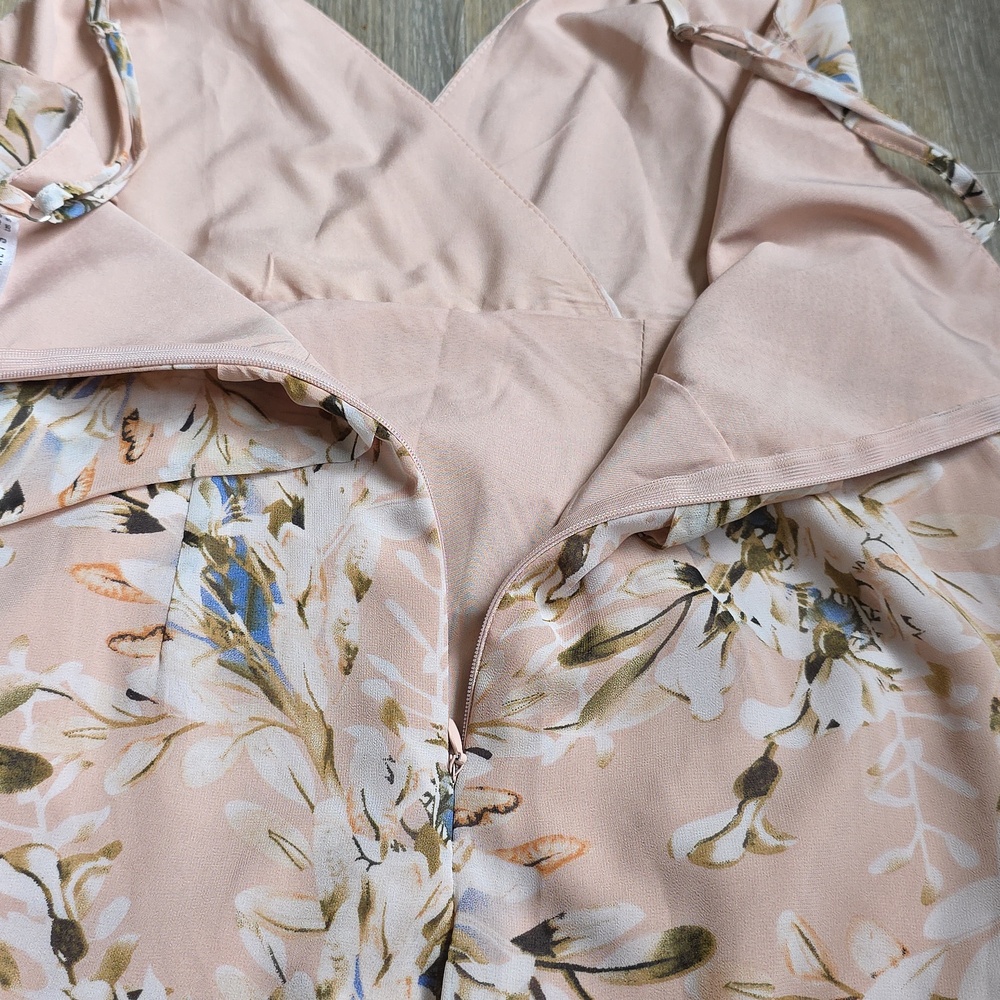 Secret + Saints Floral Ruffle Mini Dress with Tie Waist - Picture 13 of 15